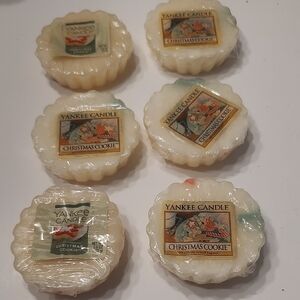 Yankee Candle Christmas Cookie Wax Tart Lot X 6